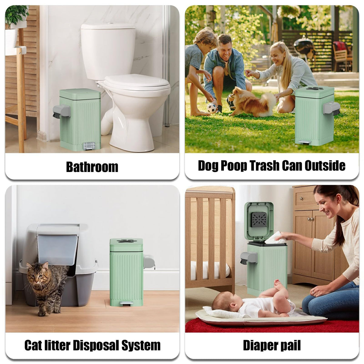 Organizelink paw sticker for customizable bin appearance.