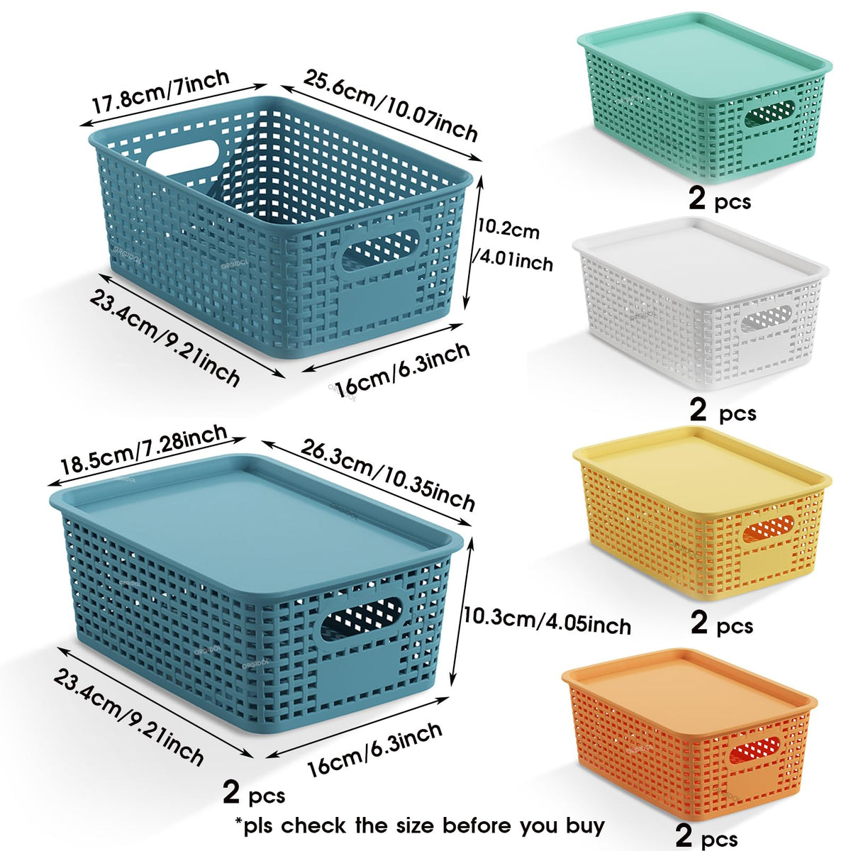 ORGIDOL bathroom storage bin keeps toiletries neatly stored and accessible