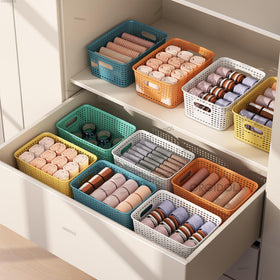 ORGIDOL pantry storage bin saves space and keeps items dust-free