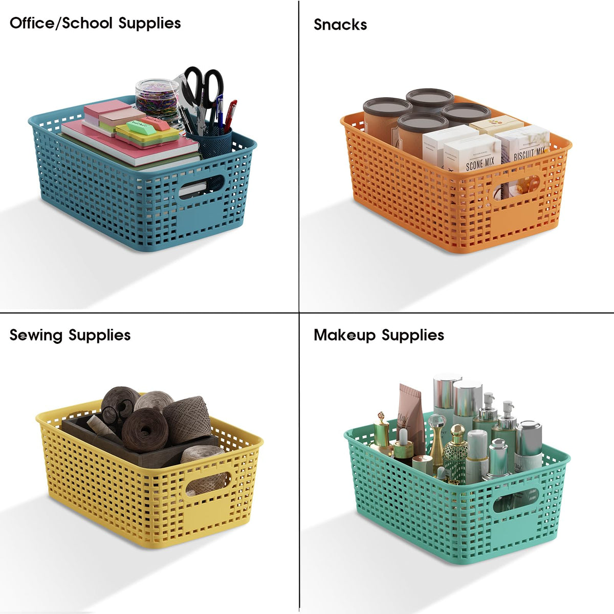 ORGIDOL craft closet storage bin for art supplies