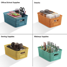 ORGIDOL craft closet storage bin for art supplies