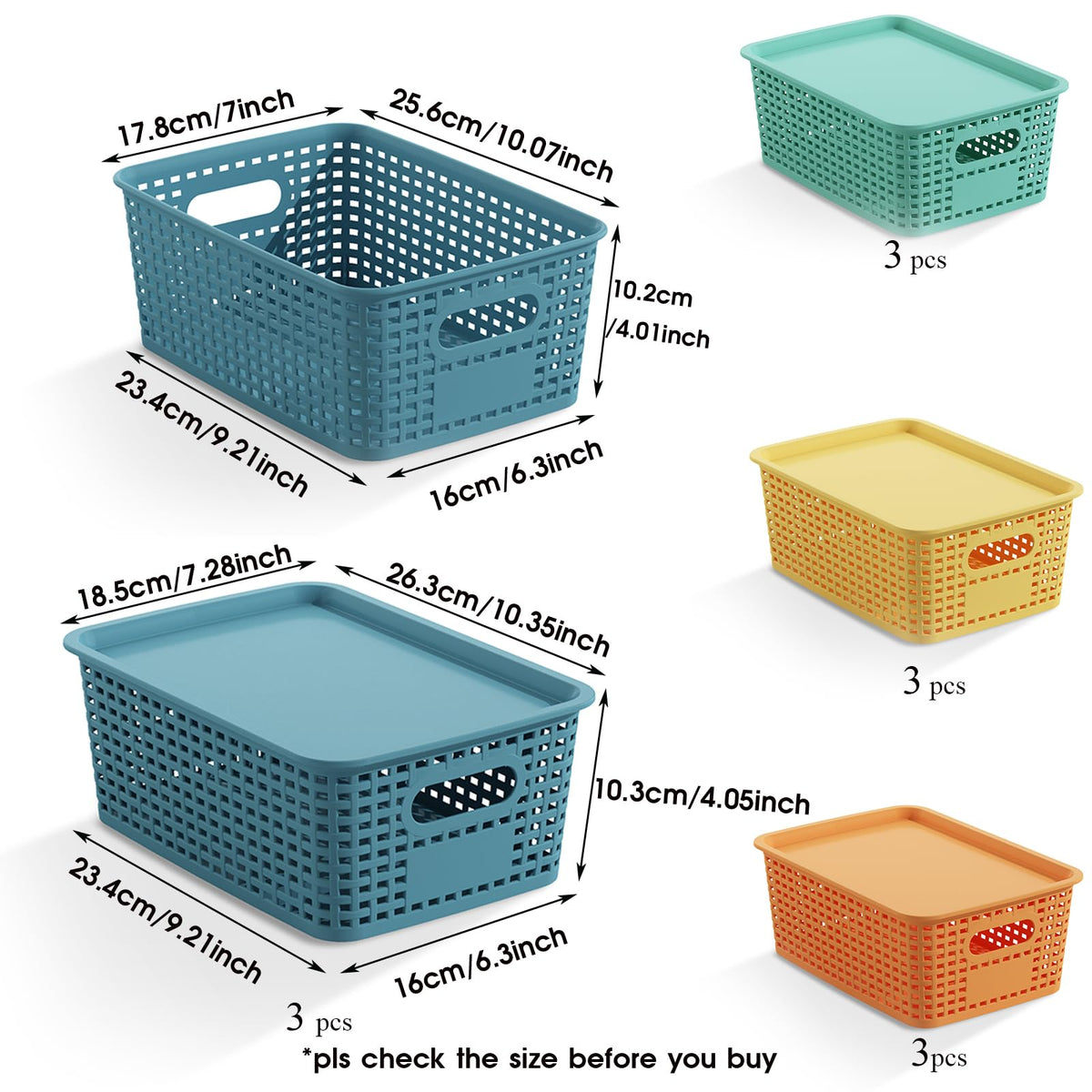 ORGIDOL kitchen and bathroom storage bin for tidy spaces