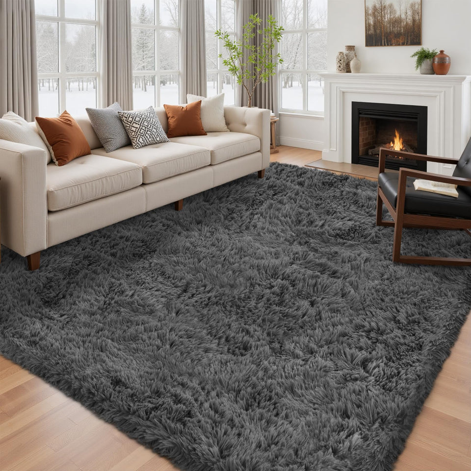 Oriannal 6x9 area rug ultra-soft fluffy for cloud-like comfort in living rooms
