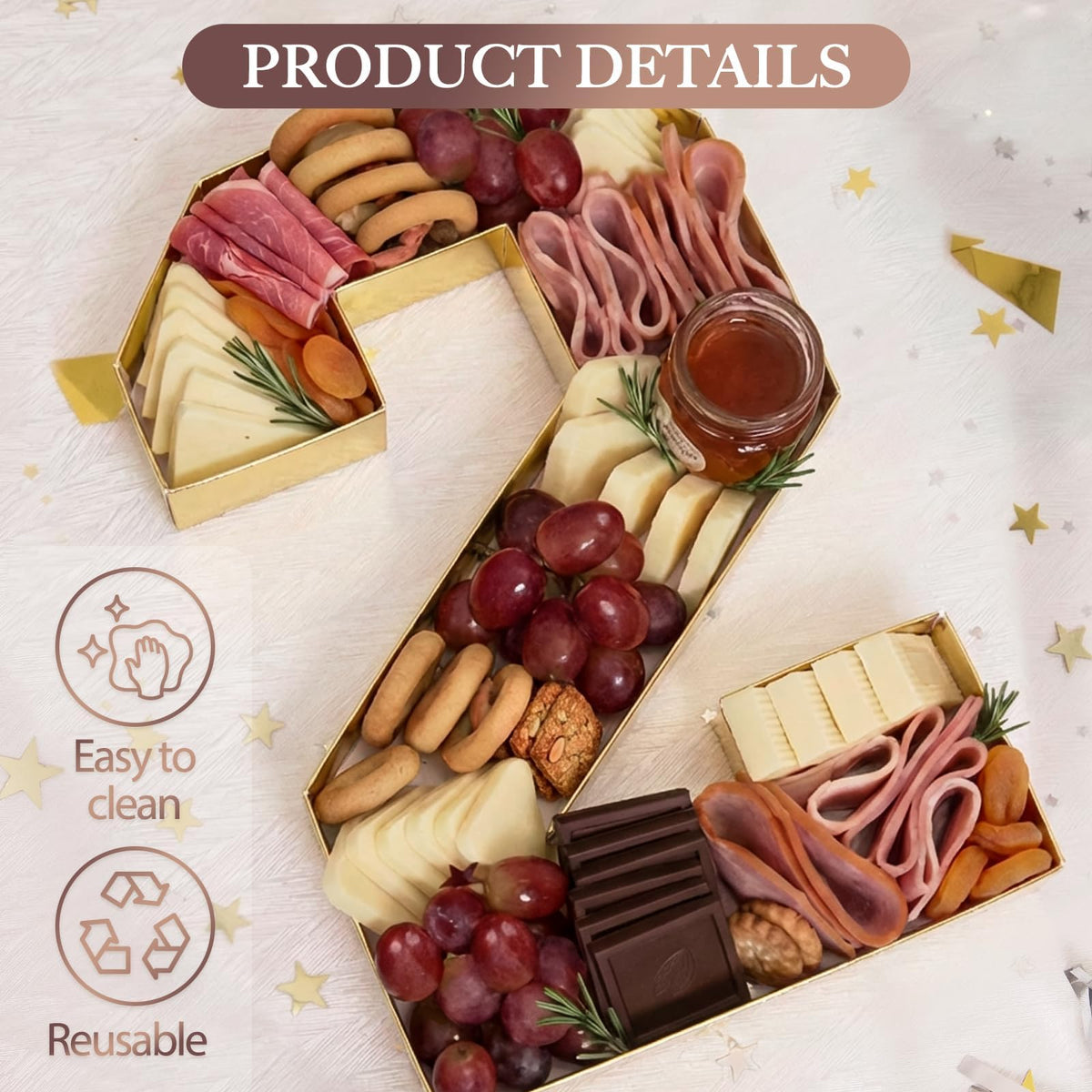 ORIENTAL CHERRY 10-inch serving tray showcased with cheeses for easy party bites.