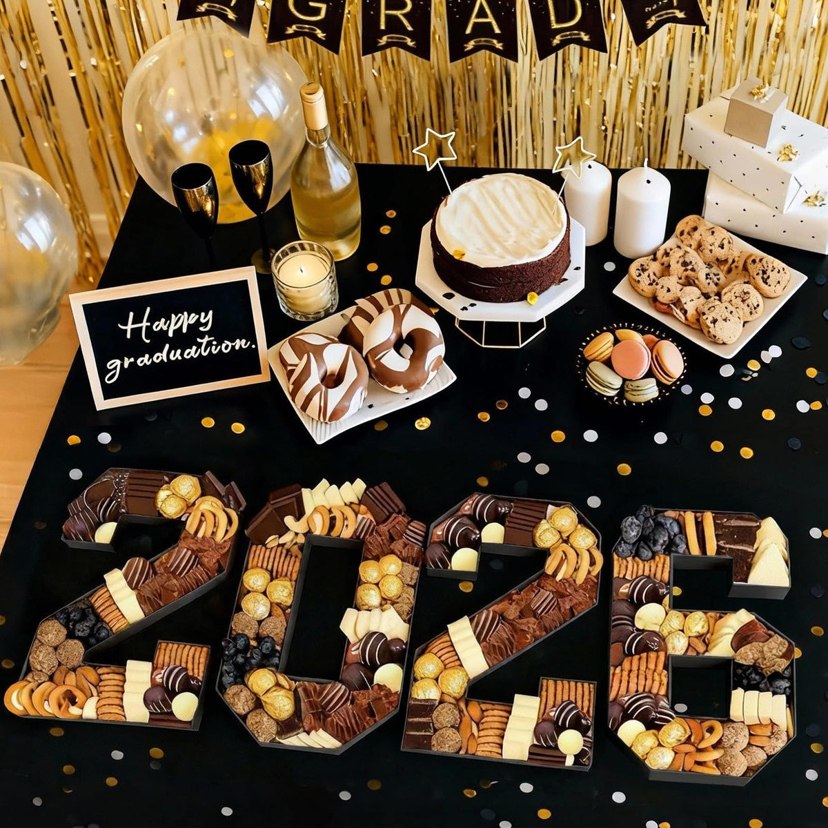 Oriental Cherry cheese-and-meat-display-tray keeps appetizers neatly organized
