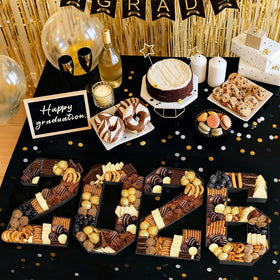 Oriental Cherry cheese-and-meat-display-tray keeps appetizers neatly organized