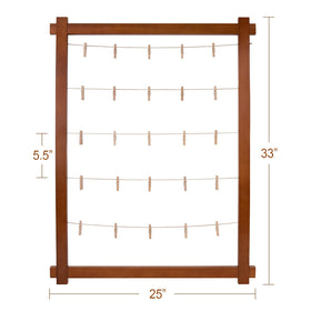 ORIENTAL CHERRY graduation frame shows 33 by 24 inches for multiple photos