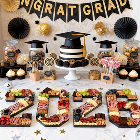 Oriental Cherry kindergarten-to-college party-tray for multi-age celebrations