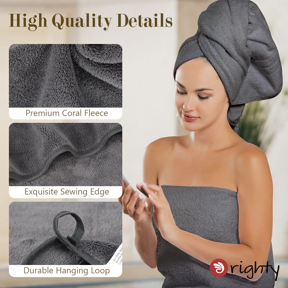 Orighty bath towel demonstrates high absorbency for quick drying.