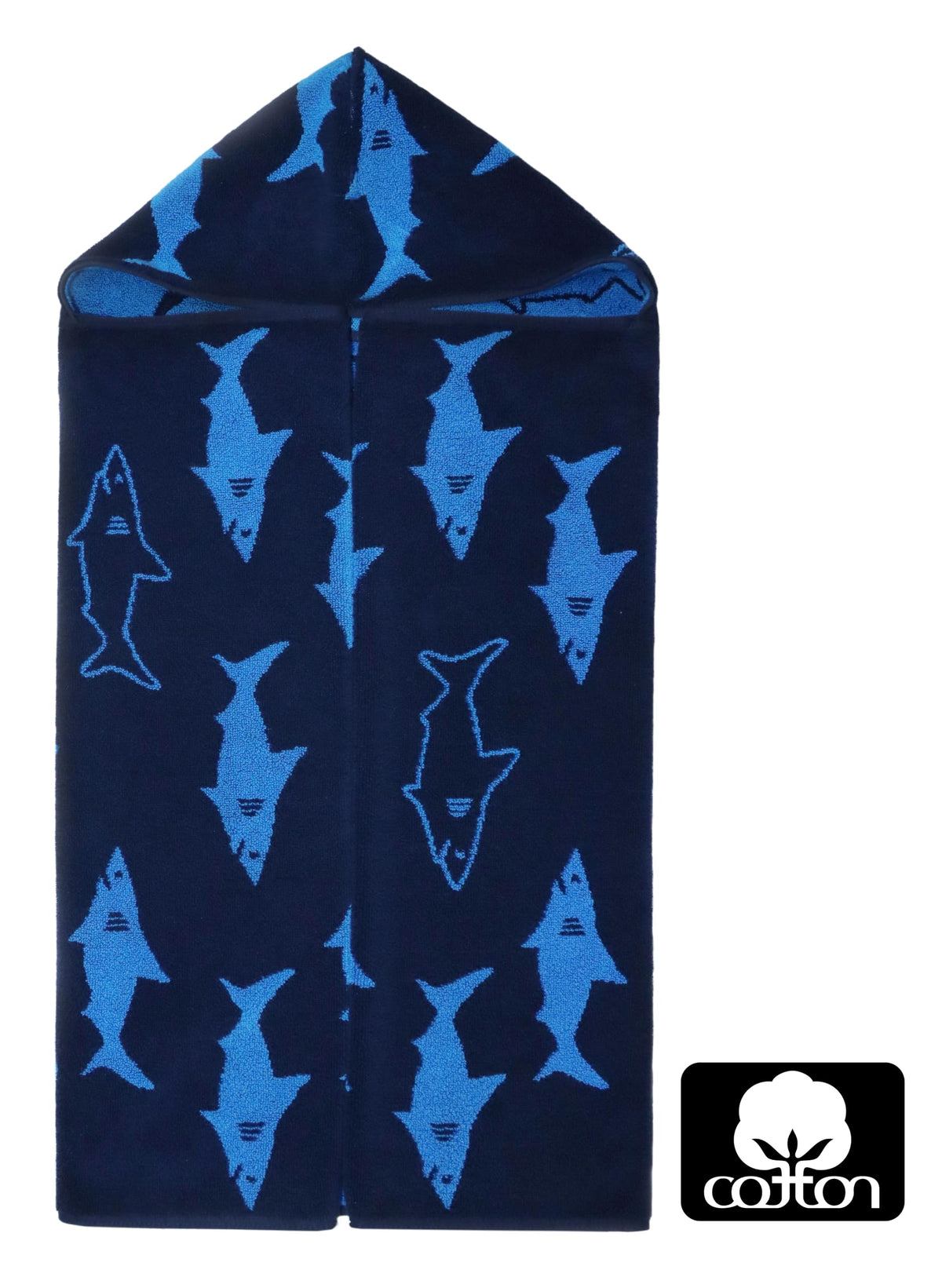 Original Kids hooded towel wrap double-stitched hem for durability