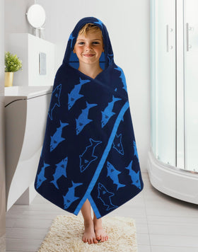 Original Kids hooded towel wrap soft cotton terry jacquard texture