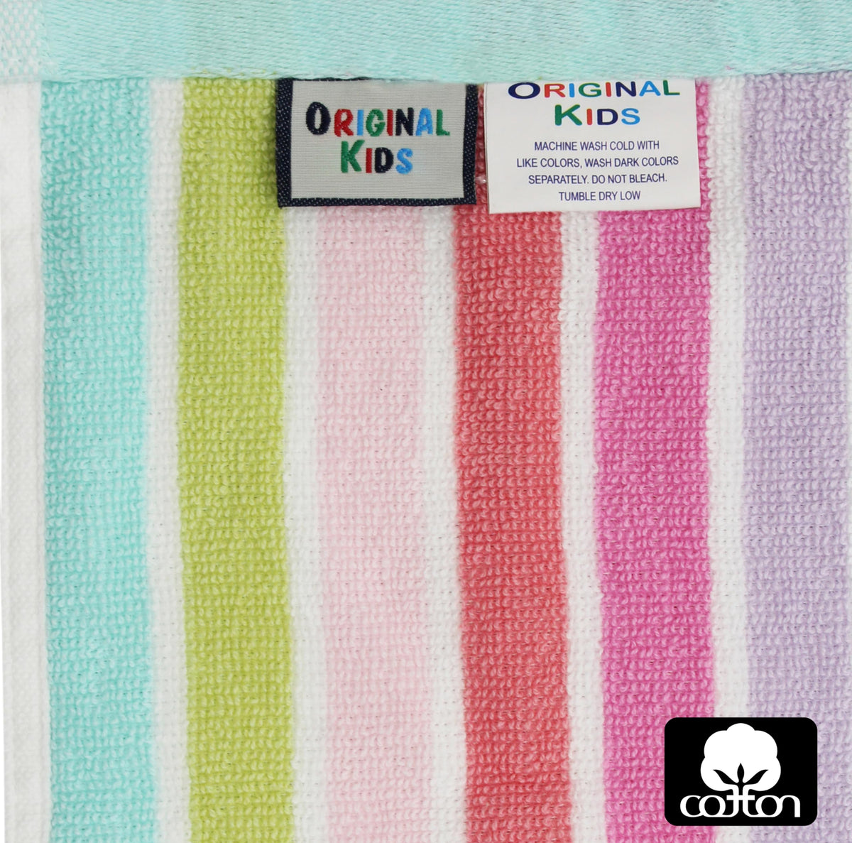 ORIGINAL KIDS towel set soft absorbent 450gsm for everyday warmth