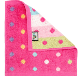 Vibrant yarn-dyed colors resist fading on Original Kids wash cloths.