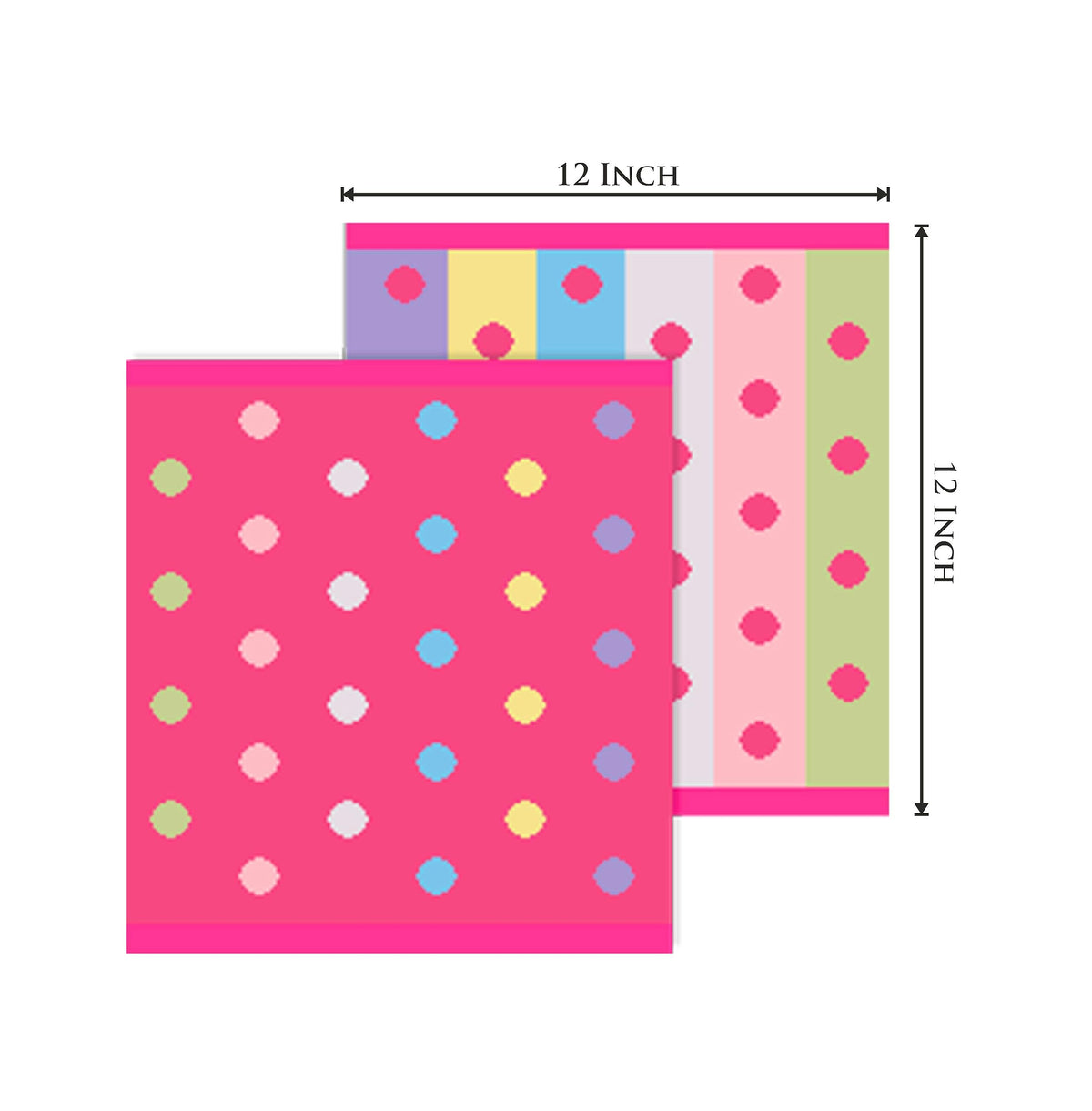 Reversible sugar and spice design on Original Kids cloth for versatile looks.