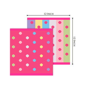 Reversible sugar and spice design on Original Kids cloth for versatile looks.