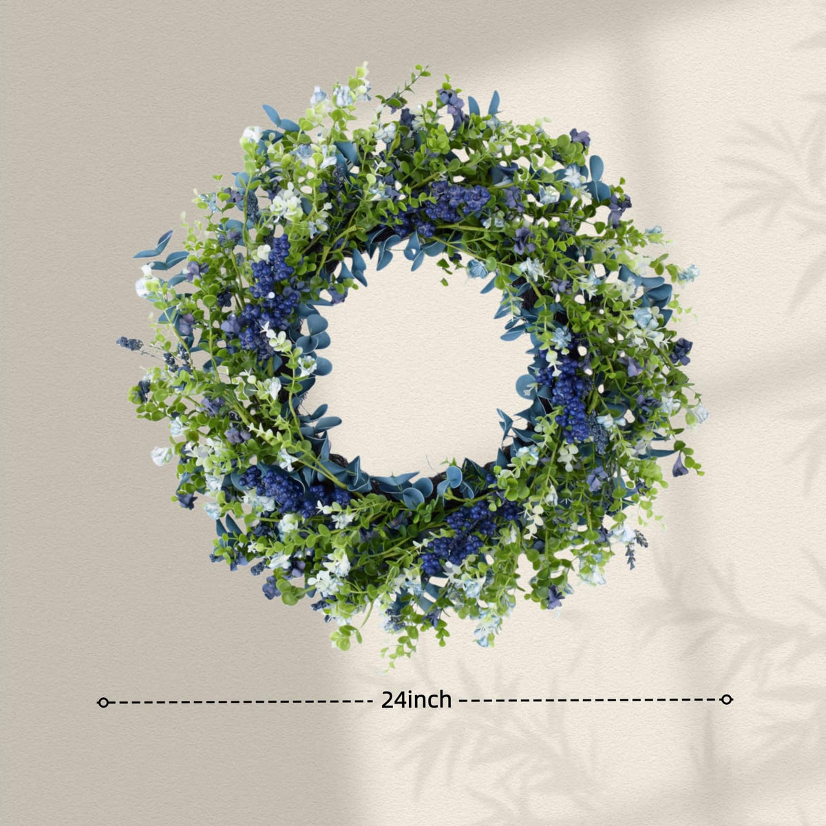 Orilium gradient blue-white paper flowers provide year-round decorative flair.