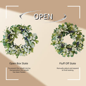 Orilium all-season wreath suitable for walls, mantels, and doors
