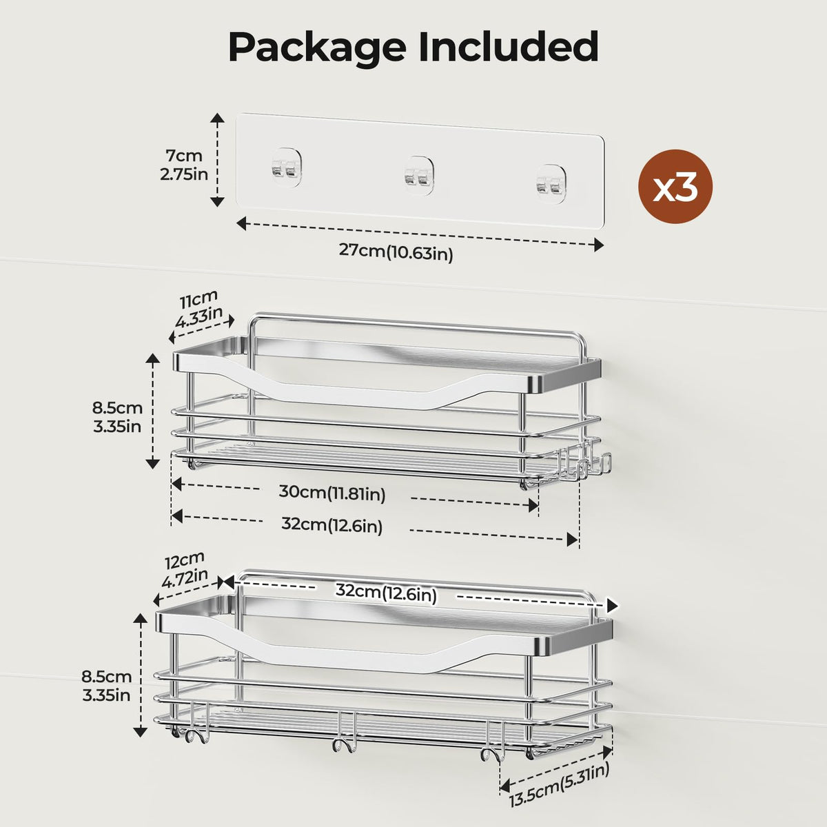 No-drill installation using nano-adhesive strips for secure mounting