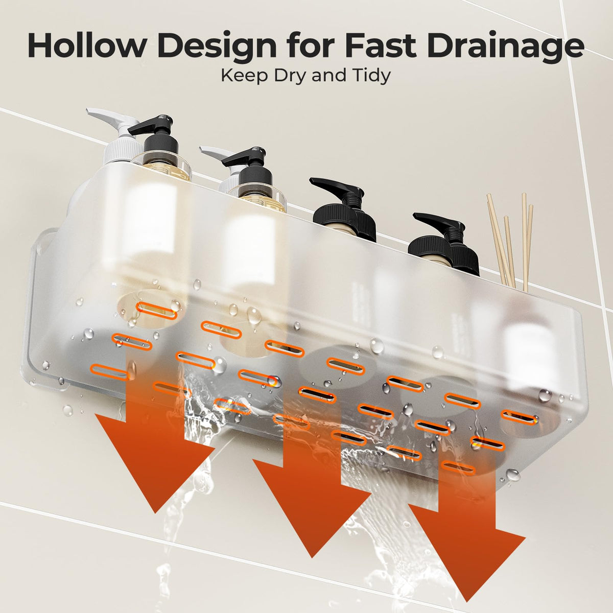 Orimade 3-pack rustproof ABS material highlights durable moisture resistance