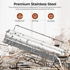 Orimade shower caddy suitable for kitchen use as a compact organizer.
