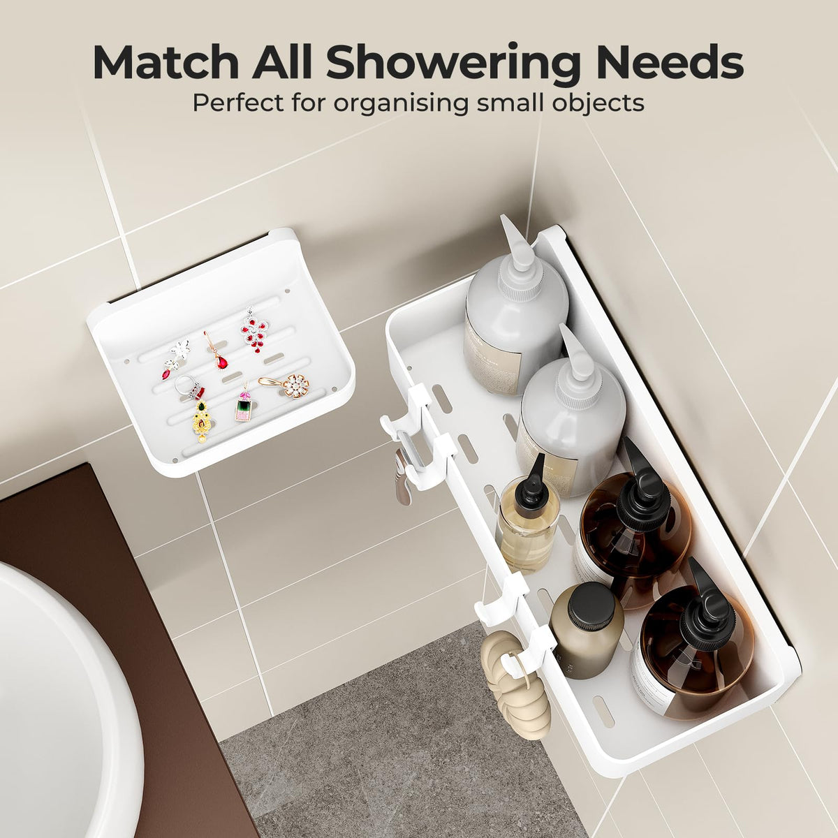 Orimade rustproof ABS construction resists moisture in the bathroom