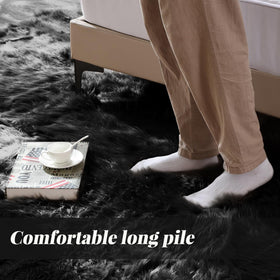 ORINOVA rug close-up demonstrates easy cleaning with light vacuum or gentle wipe.