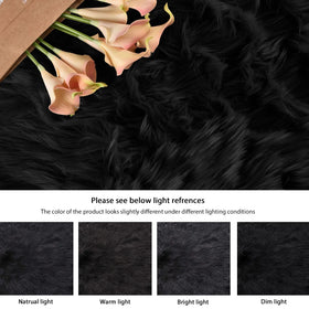 ORINOVA rug showing soft suede backing that protects floors and adds stability.