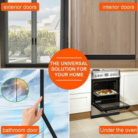 Ormein 39-inch length covers most door gaps efficiently.