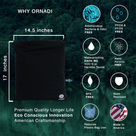 Ornadi ideal for sweaty clothes, swimsuits, and travel gear.