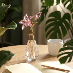 Ornalrist crystal lily for wedding decor adds a luxe touch