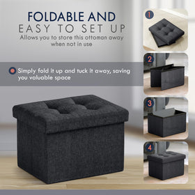 Compact foldable design helps save space in small apartments or dorms.