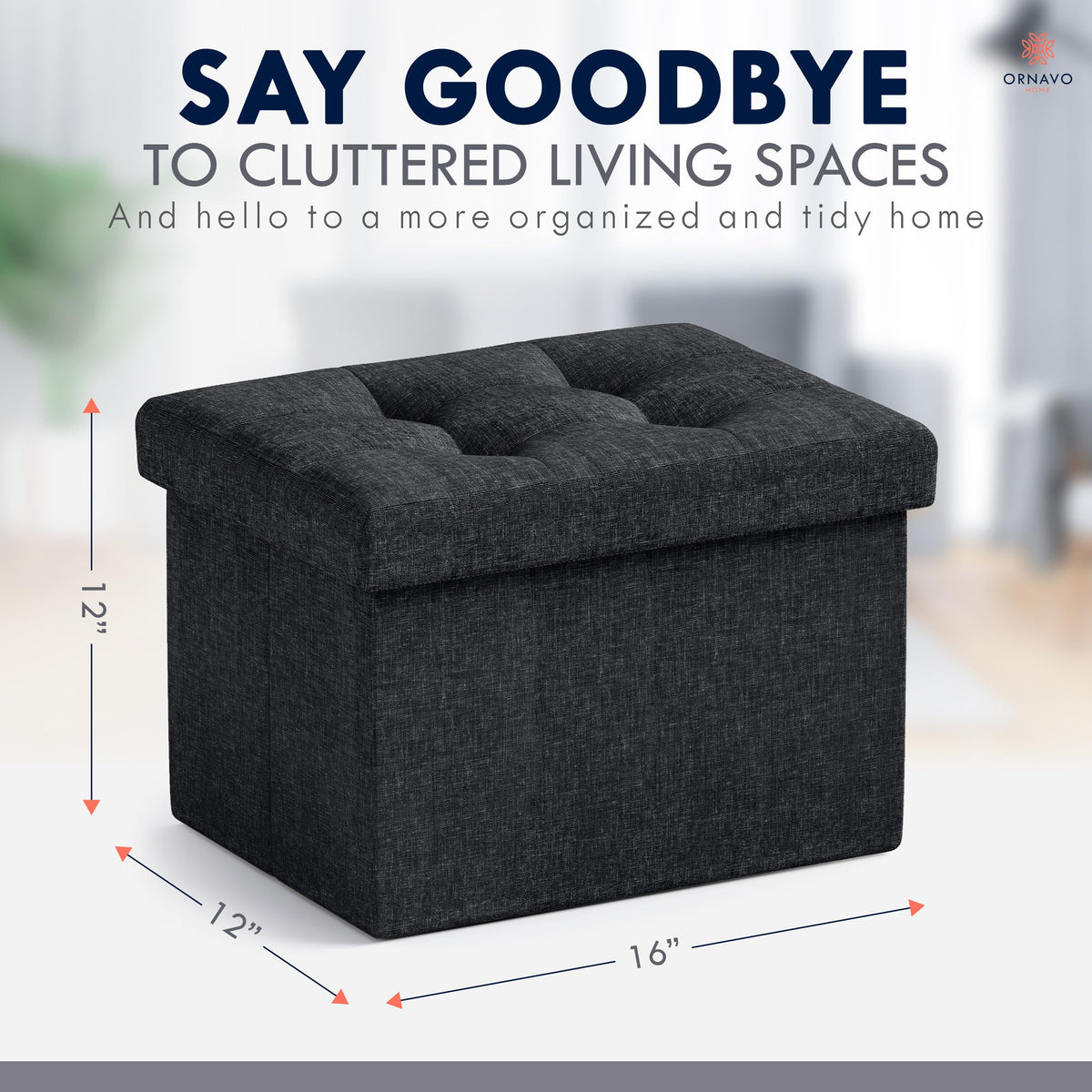 Soft padded cushion provides comfortable footrest after long workdays.