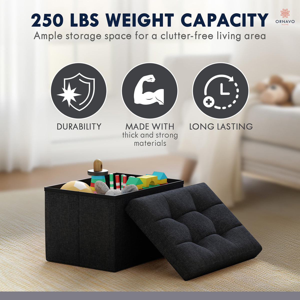Ideal as a versatile addition to living rooms, bedrooms, or home offices.