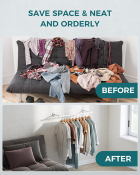 OROPY versatile rack for hats, scarves, bags and more within reach.