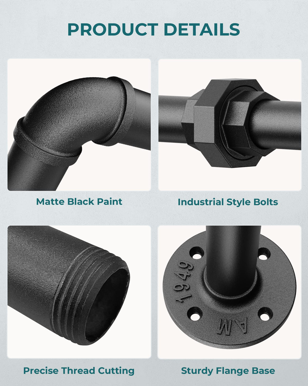 OROPY four stable feet keep the rack level and secure