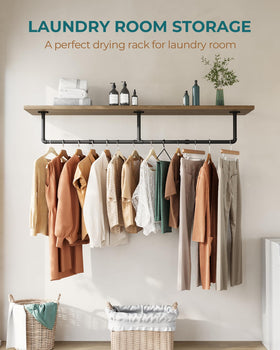OROPY laundry room organization using wall space