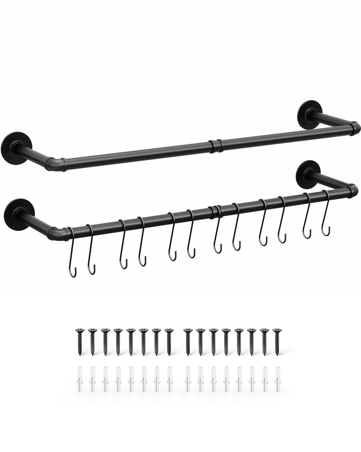 OROPY wide-length 38.4-inch rack ideal for coordinating everyday wardrobe options.