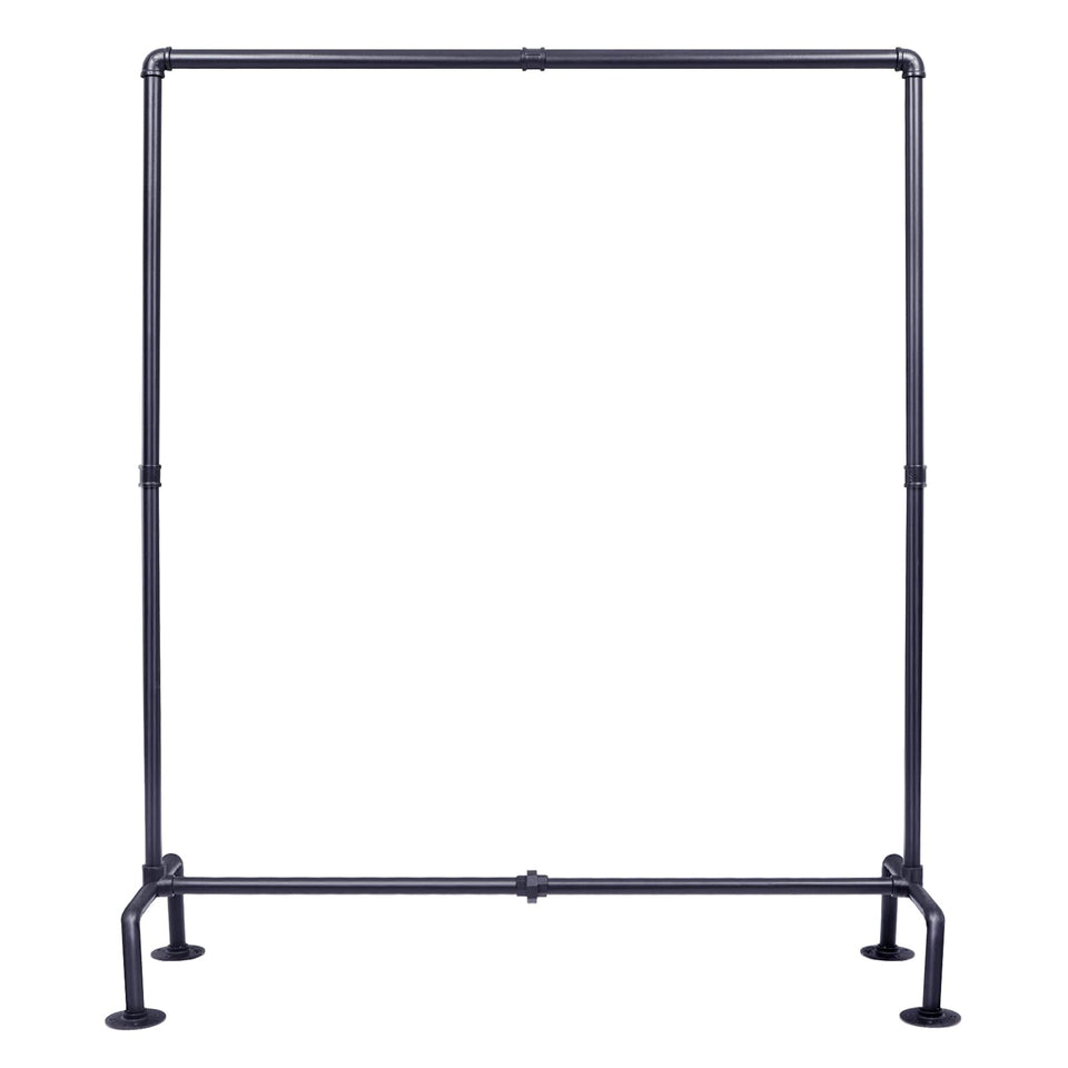 OROPY industrial pipe clothes rack base stability supports heavy garments