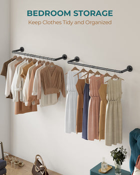 OROPY multi-purpose display rail suitable for stores or boutiques.