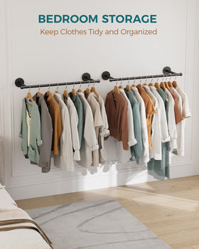 OROPY versatile hanging solution ideal for laundry, bedroom, and closet.
