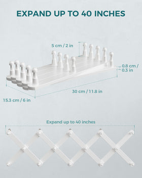 OROPY wall hardware included for quick, secure installation