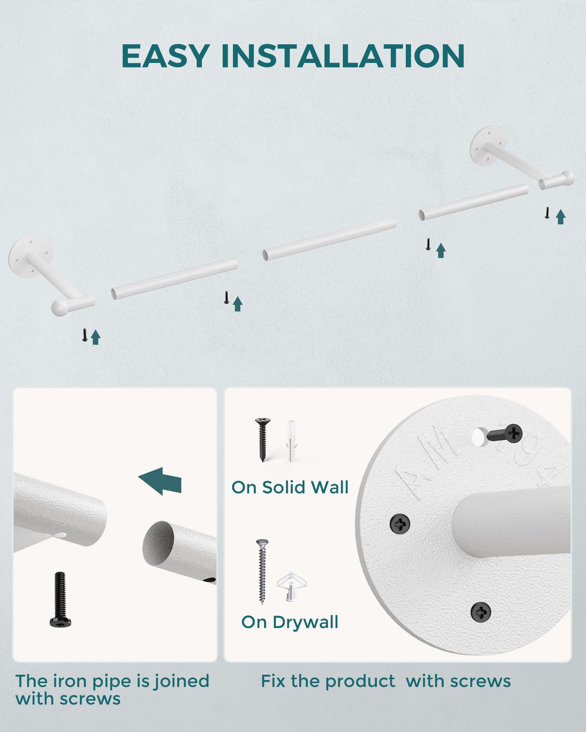 OROPY wall-mounted setup maximizes room while keeping coats and accessories accessible.