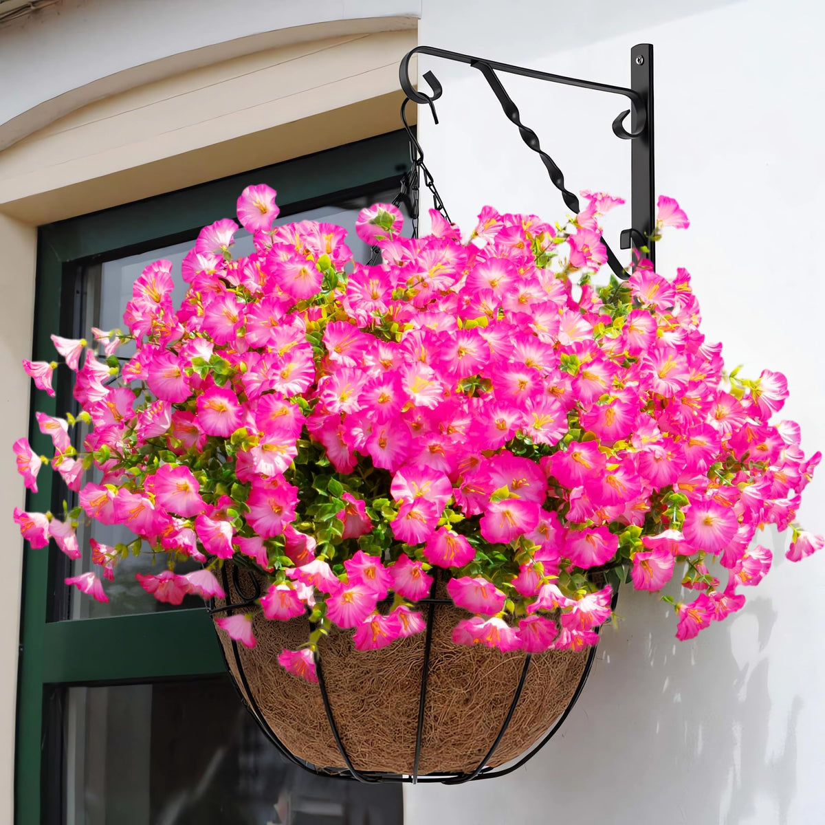 Orphidel wedding decor morning glory accents for tables and arches.