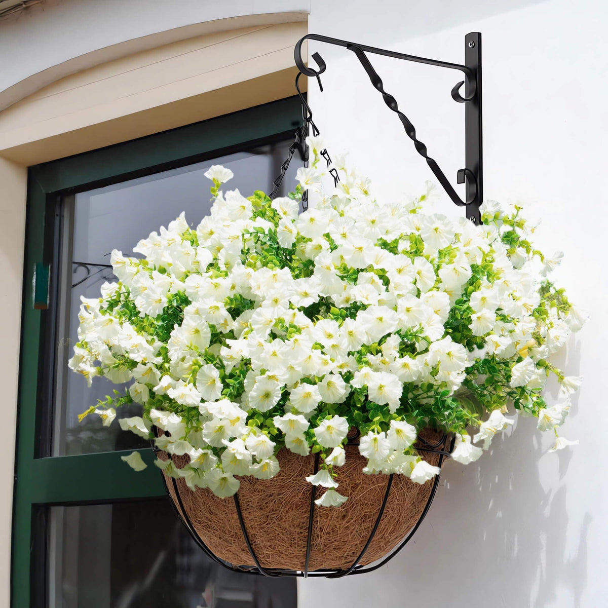 Orphidel white flower bundles ideal for planters, window boxes, and porches.