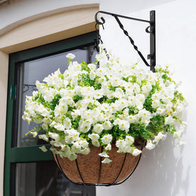 Orphidel white flower bundles ideal for planters, window boxes, and porches.