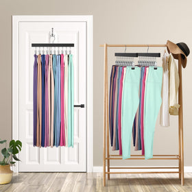 ORROENS closet organizer clips help declutter hats, socks, and scarves.