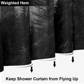 ORTIGIA 72x72 shower curtain fits standard showers for versatile home use