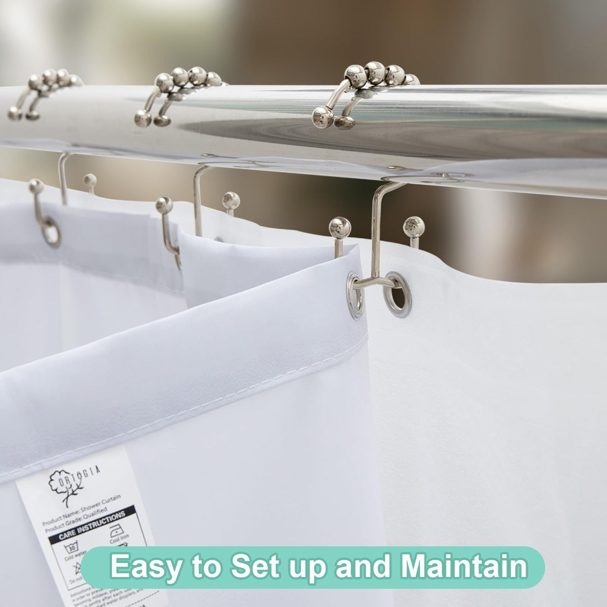 ORTIGIA clear PEVA liner detail emphasizing transparency and fit