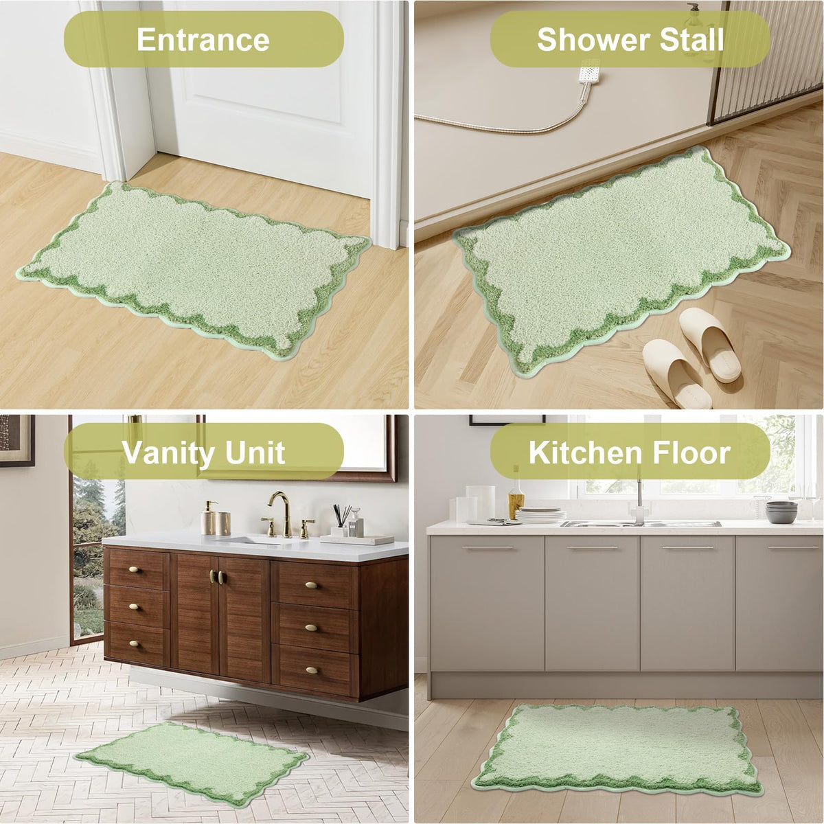 ORTIGIA machine-washable bath mat stays fresh after washing.