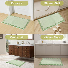 ORTIGIA machine-washable bath mat stays fresh after washing.